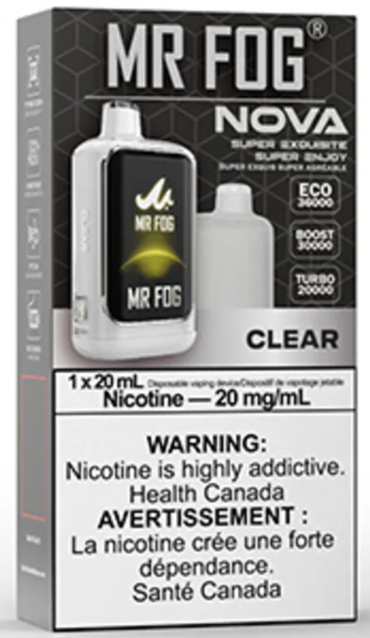 MR FOG NOVA 36K Disposable Clear