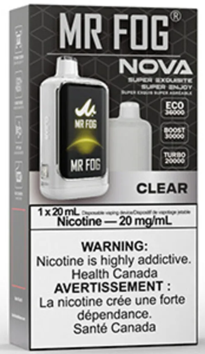 MR FOG NOVA 36K Disposable Clear