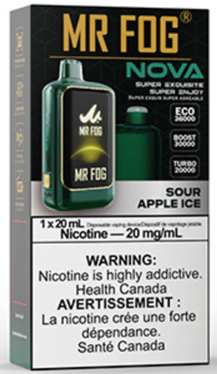 MR FOG NOVA 36K Disposable Sour Apple Ice