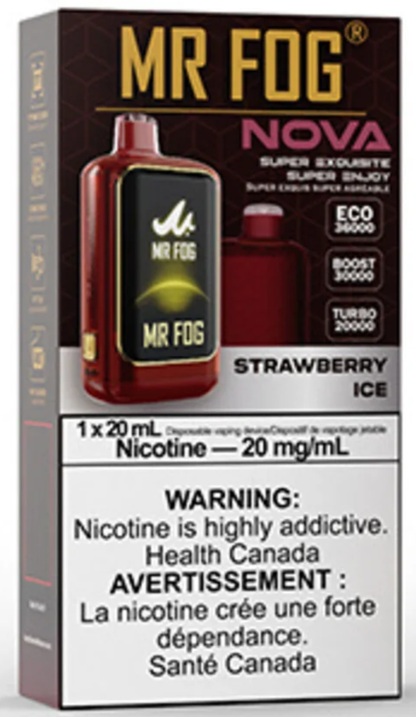 MR FOG NOVA 36K Disposable Vape - Strawberry Ice Cloud Island Vapour MR FOG NOVA 36K Disposable Vape - Strawberry Ice Cloud Island Vapour
