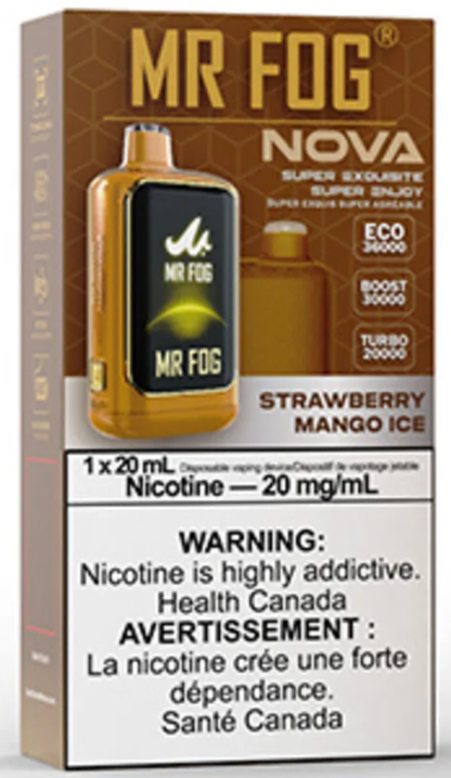 MR FOG NOVA 36K Disposable Vape - Strawberry Mango Ice Cloud Island Vapour MR FOG NOVA 36K Disposable Vape - Strawberry Mango Ice Cloud Island Vapour