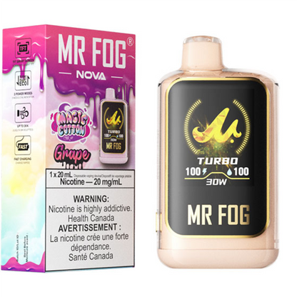 mr fog switch magic cotton grape ice MR FOG NOVA 36K Disposable Vape