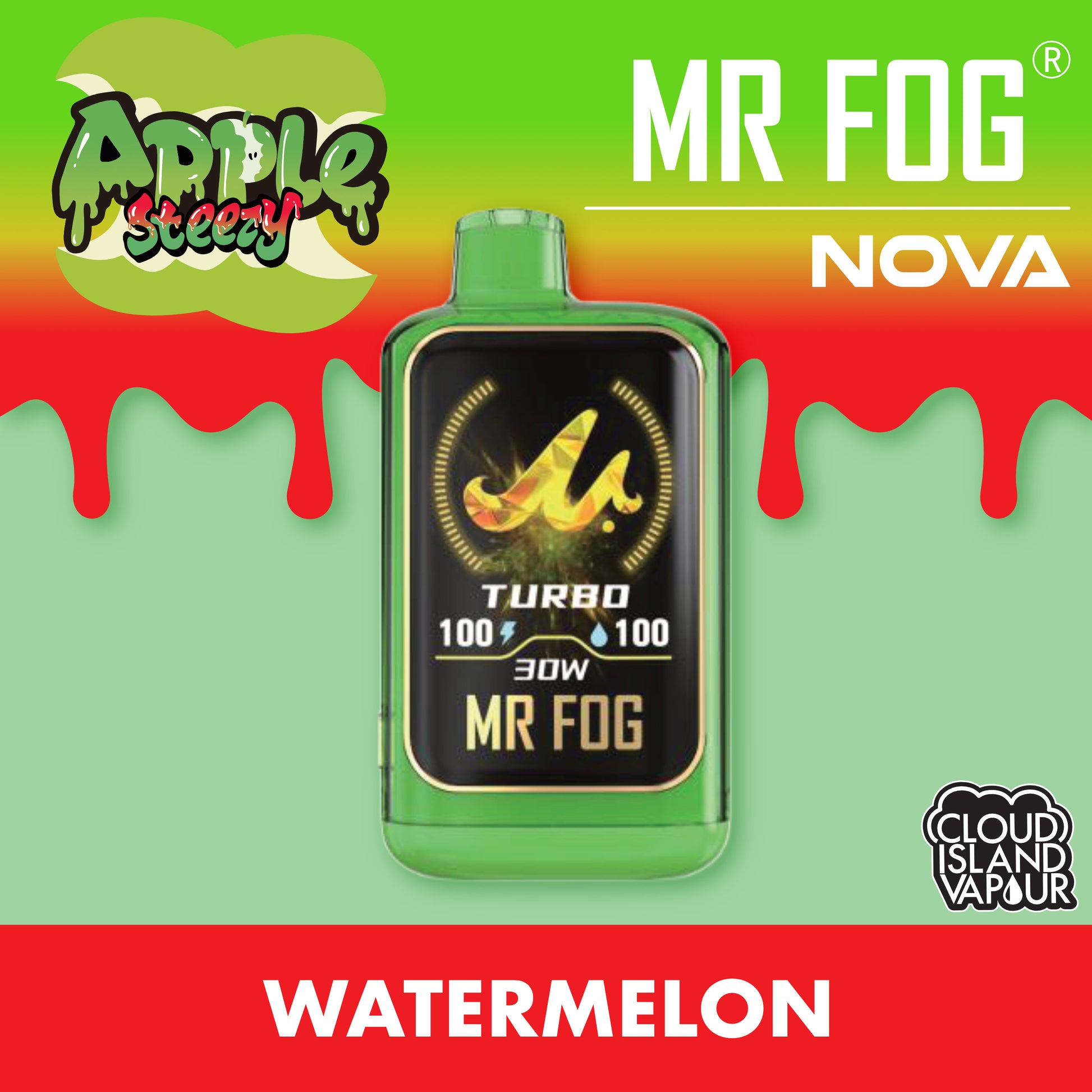 MR FOG NOVA Apple Steezy Watermelon