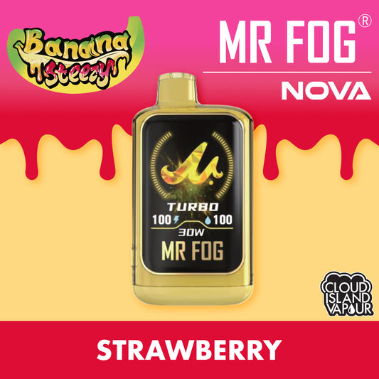 MR FOG NOVA 36K Banana Steezy Disposable Vape Cloud Island Vapour MR FOG NOVA 36K Banana Steezy Disposable Vape Cloud Island Vapour