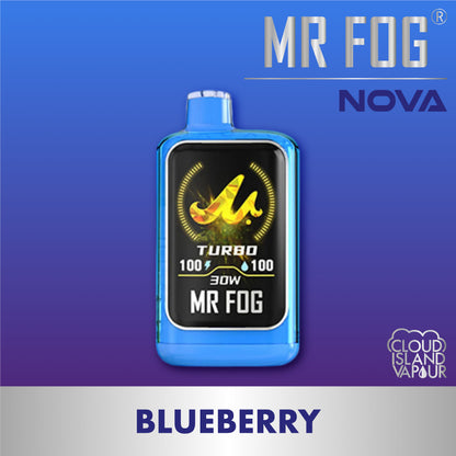 mr fog nova blueberry MR FOG NOVA 36K Disposable Vape