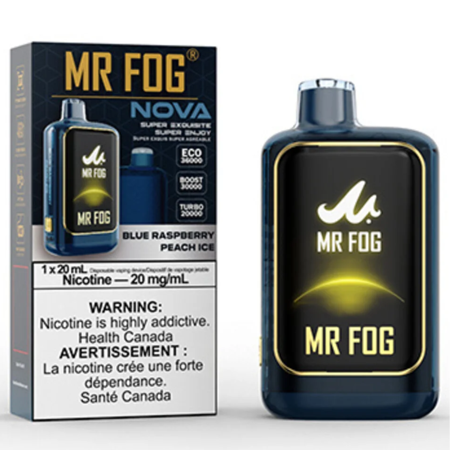 MR FOG NOVA 36K Disposable Vape - Blue Raspberry Peach Ice Cloud Island Vapour MR FOG NOVA 36K Disposable Vape - Blue Raspberry Peach Ice Cloud Island Vapour