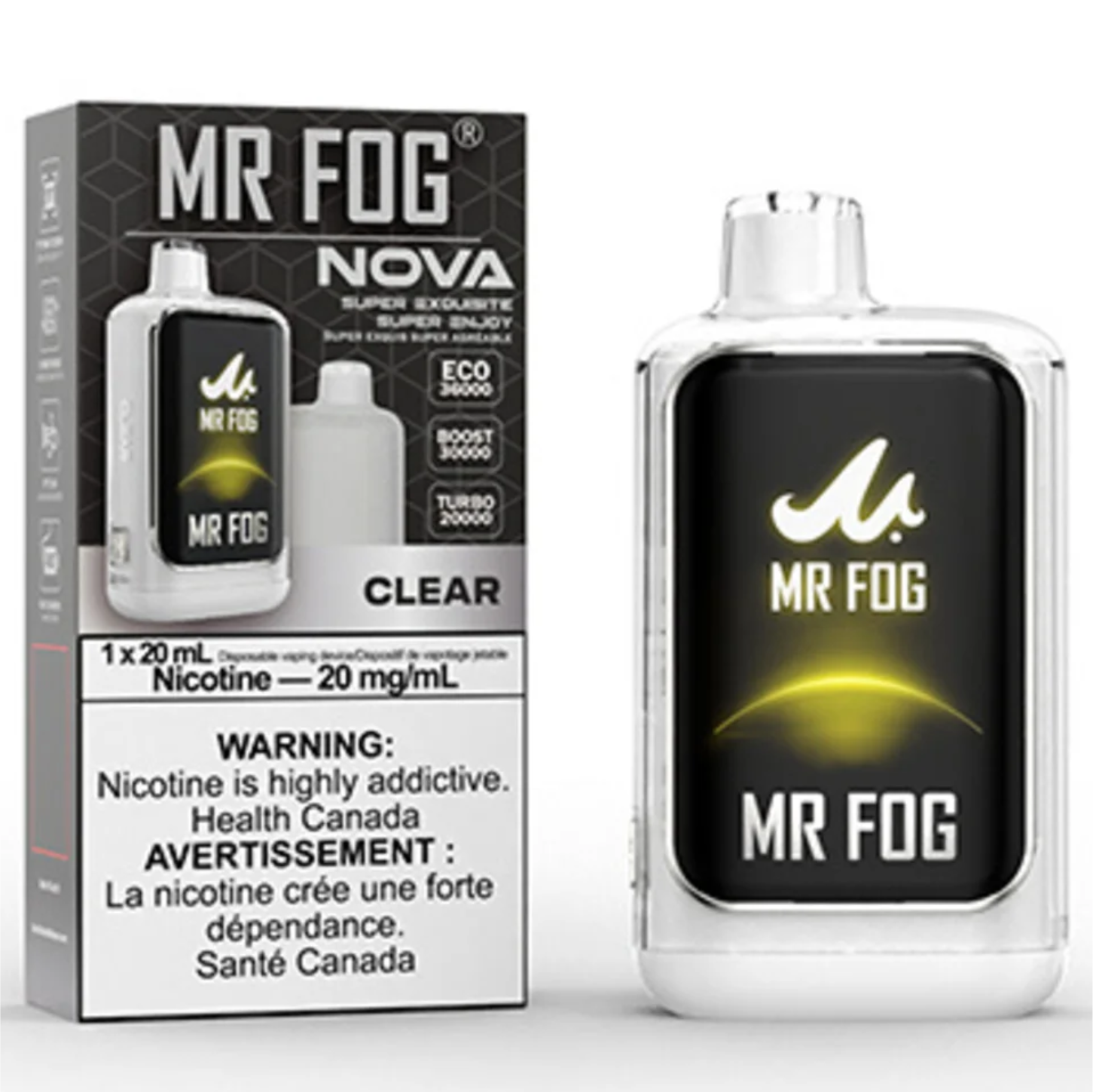 MR FOG NOVA Disposable Vape Clear