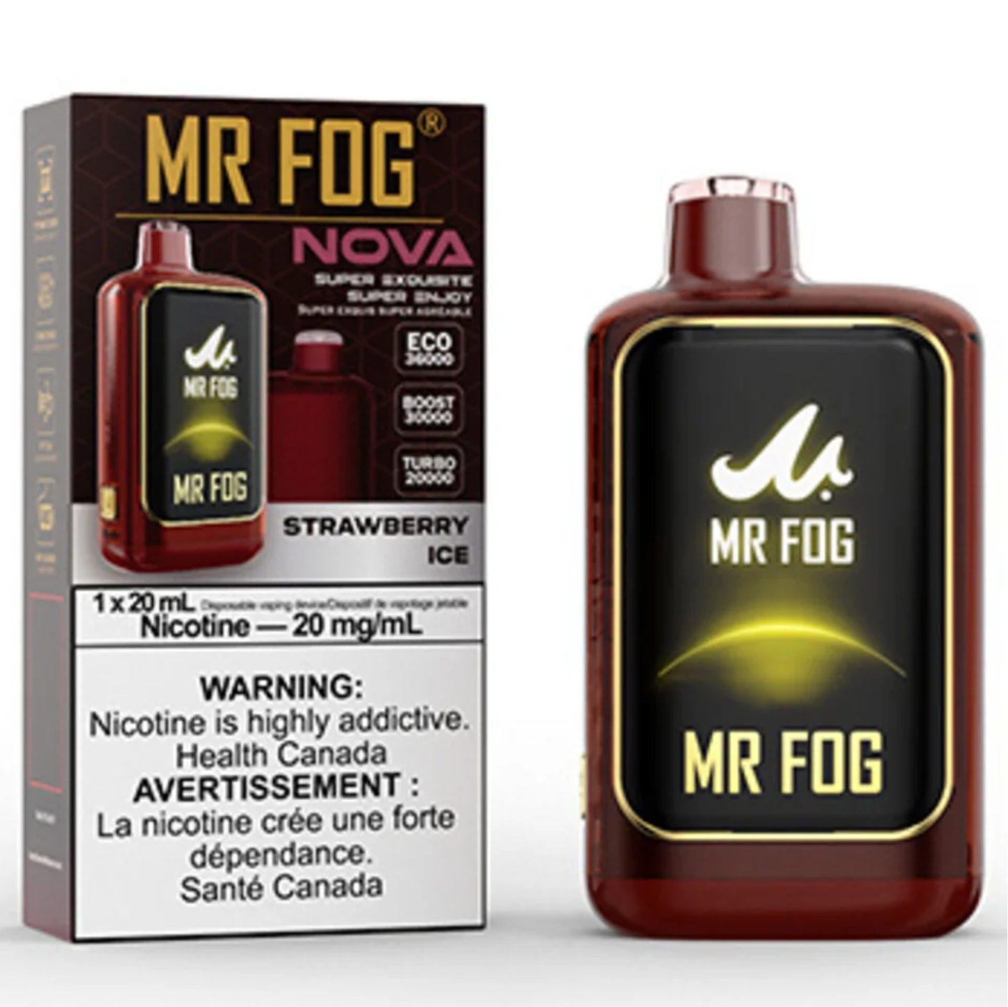 Mr Fog Nova Settings MR FOG NOVA 36K Disposable Vape Mr Fog Nova 36K Vape  Wholesale