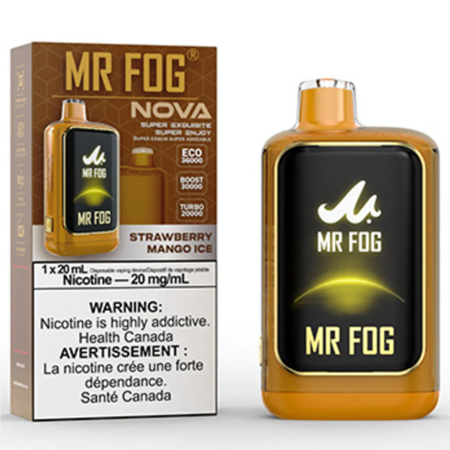 MR FOG NOVA 36K Disposable Vape - Strawberry Mango Ice Cloud Island Vapour MR FOG NOVA 36K Disposable Vape - Strawberry Mango Ice Cloud Island Vapour