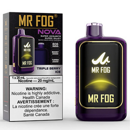 MR FOG NOVA 36K Disposable Vape - Triple Berry Ice Cloud Island Vapour MR FOG NOVA 36K Disposable Vape - Triple Berry Ice Cloud Island Vapour