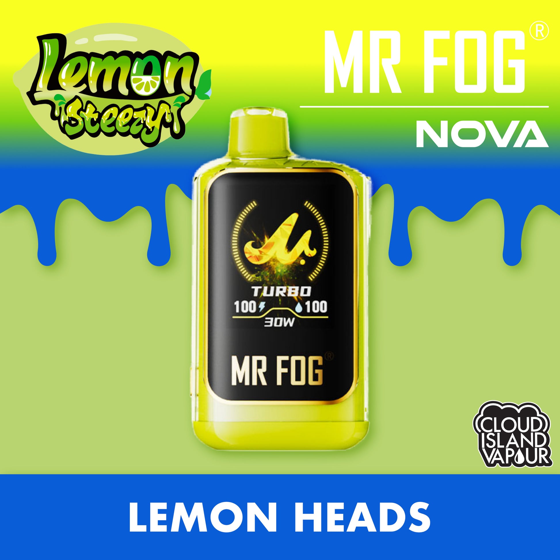 MR FOG NOVA Lemon Steezy Lemon Heads