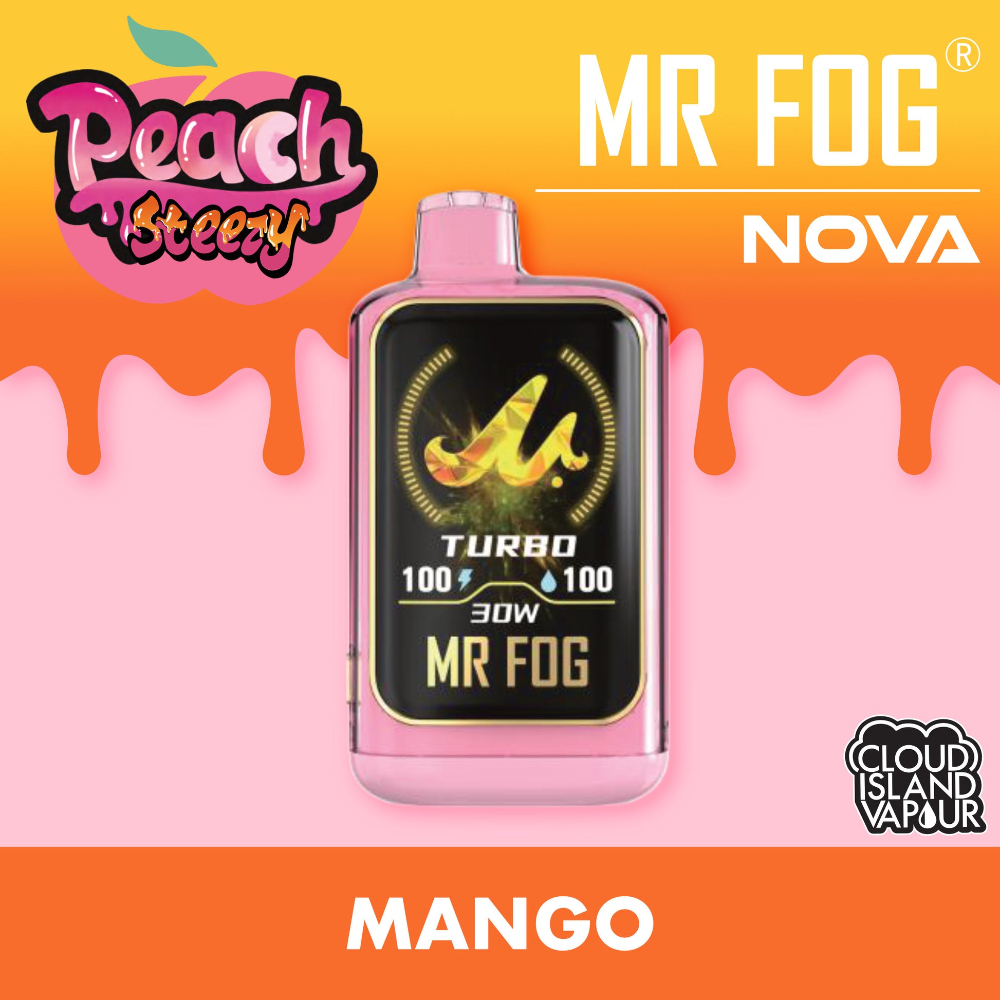 MR FOG NOVA Peach Steezy Mango