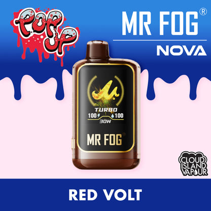 MR FOG NOVA Popup Red Volt