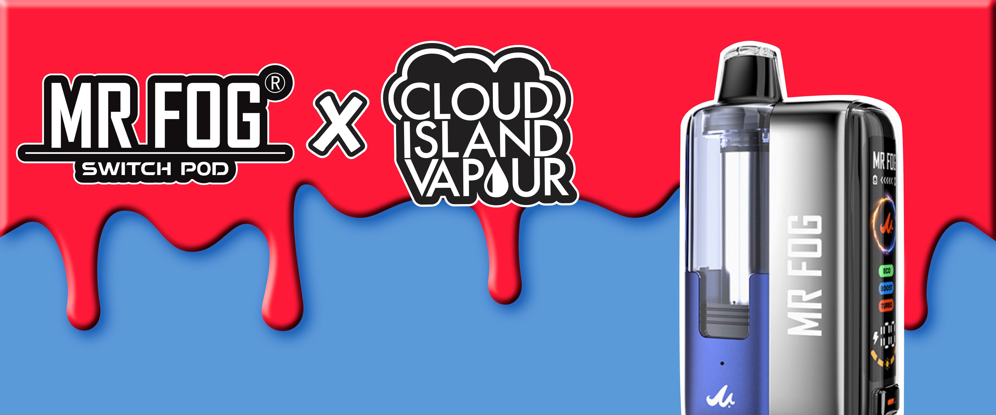 MR FOG SWITCH POD Banner