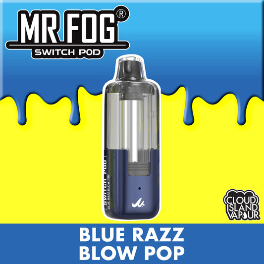 MR FOG SWITCH POD Pod Pack Blue Razz Blow Pop