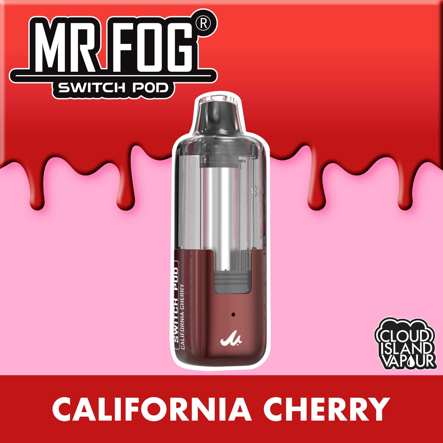 MR FOG SWITCH POD Pod Pack California Cherry