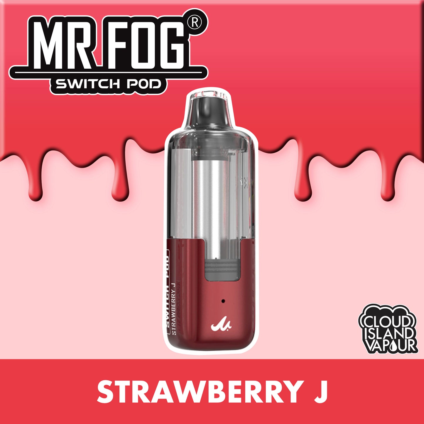 MR FOG SWITCH POD Pod Pack Strawberry J