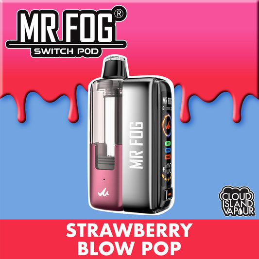 MR FOG SWITCH POD Starter Kit Strawberry Blow Pop