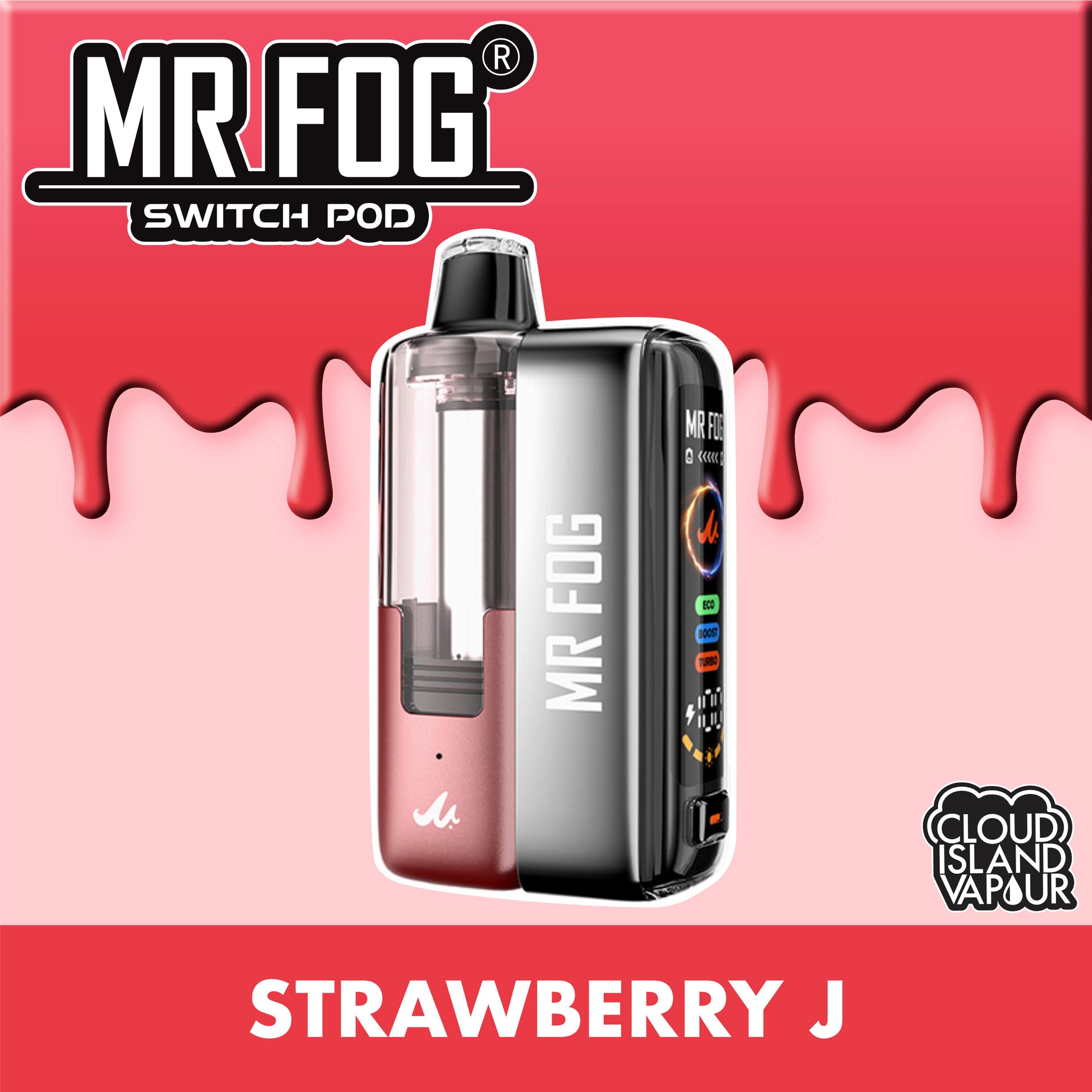 MR FOG SWITCH POD Starter Kit Strawberry J