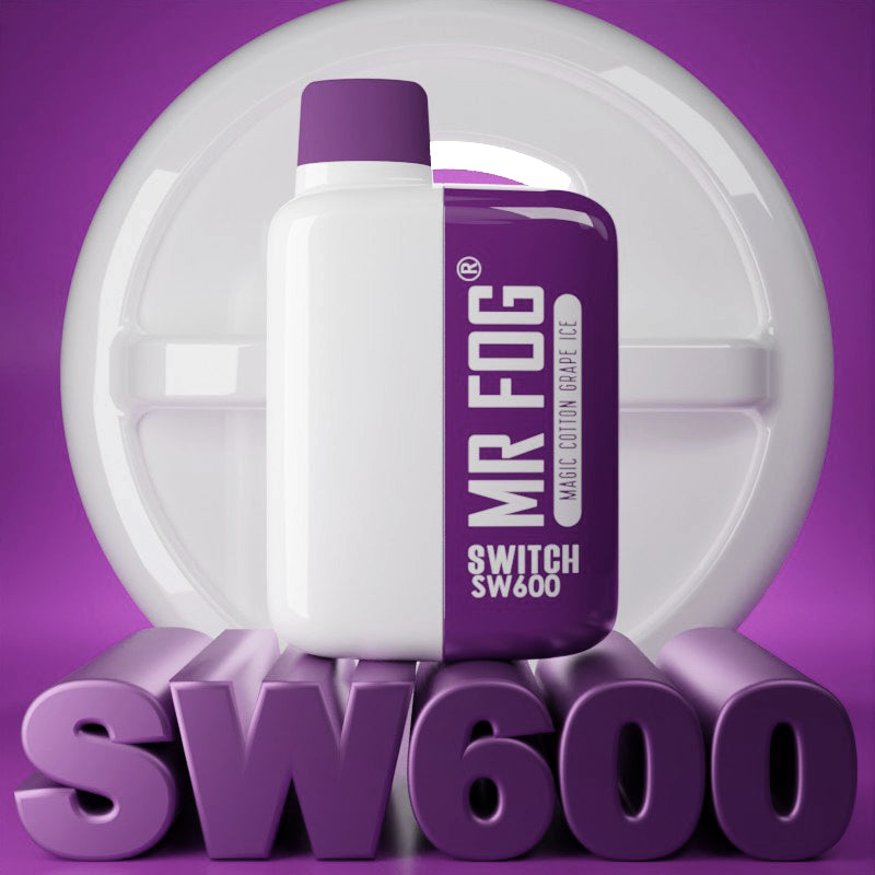MR FOG SWITCH SW600 Disposable Magic Cotton Grape Ice