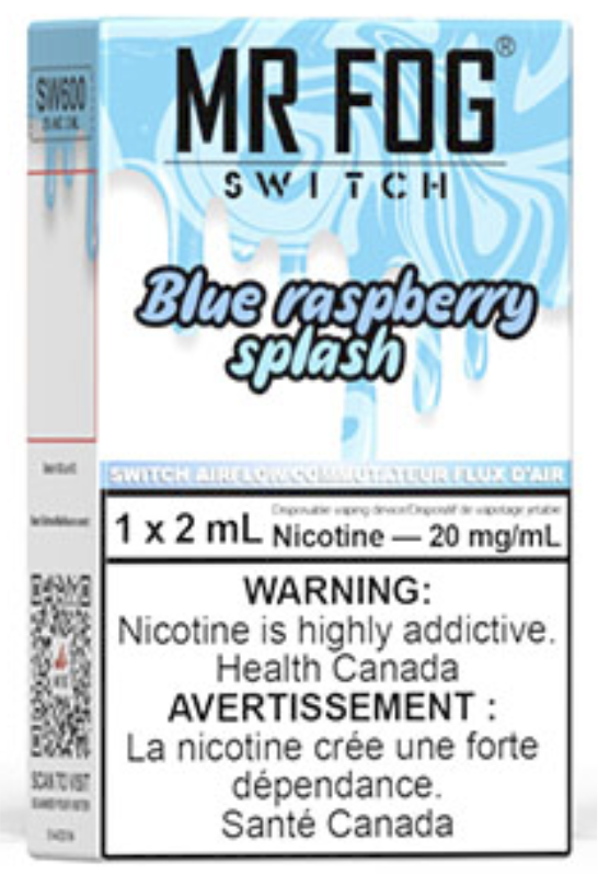 MR FOG SWITCH SW600 Disposable Vape Blue Raspberry Splash