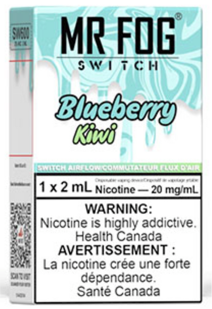 mr fog switch blueberry kiwi MR FOG SWITCH SW600 Disposable Vape mr fog switch blueberry kiwi MR FOG SWITCH SW600 Disposable Vape