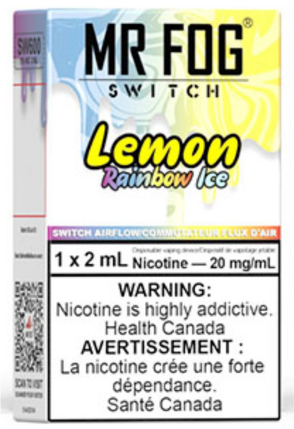 mr fog switch rainbow MR FOG SWITCH SW600 Disposable Vape