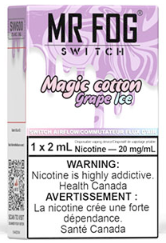 MR FOG SWITCH SW600 Disposable Vape Magic Cotton Grape Ice