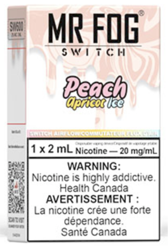 MR FOG SWITCH SW600 Disposable Vape Peach Apricot Ice