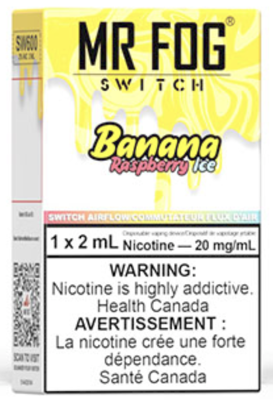 MR FOG SWITCH SW600 Disposable Vape Raspberry Banana Ice