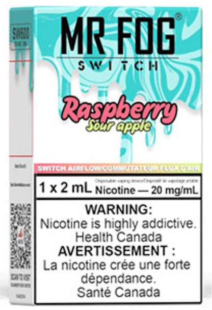 MR FOG SWITCH SW600 Disposable Vape Raspberry Sour Apple