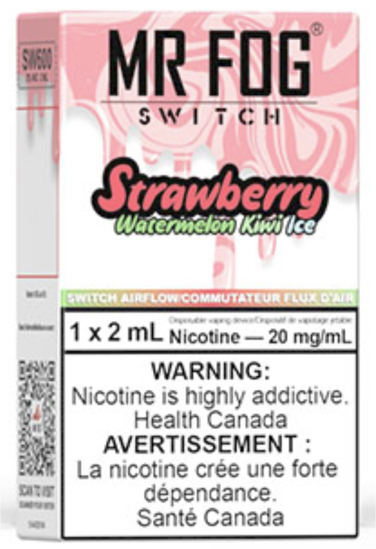 MR FOG SWITCH SW600 Disposable Vape Strawberry Watermelon Kiwi Ice
