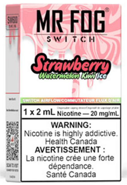 MR FOG SWITCH SW600 Disposable Vape Strawberry Watermelon Kiwi Ice