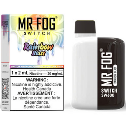 MR FOG SWITCH SW600 Disposable Vape - Rainbow Blast Cloud Island Vapour MR FOG SWITCH SW600 Disposable Vape - Rainbow Blast Cloud Island Vapour