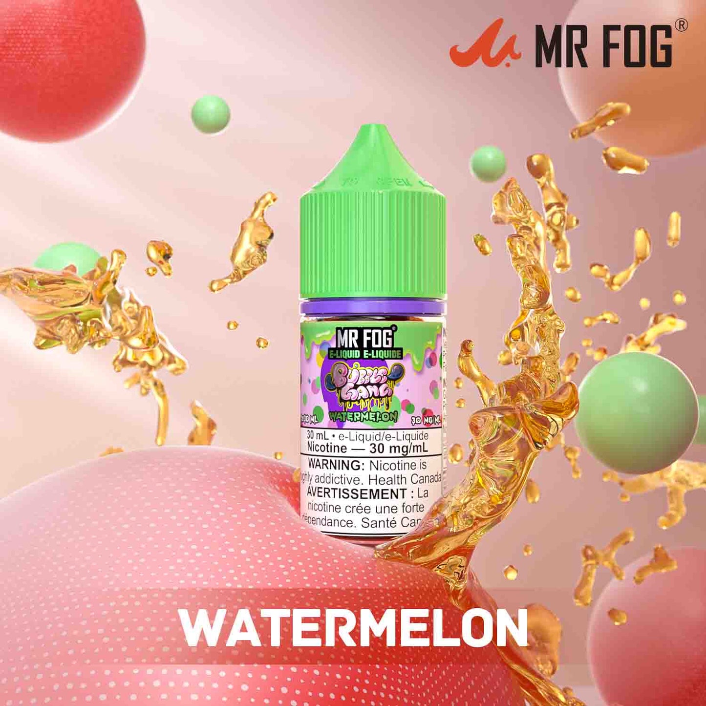 MR FOG Salt E-Liquid Bubble Gang Series Watermelon