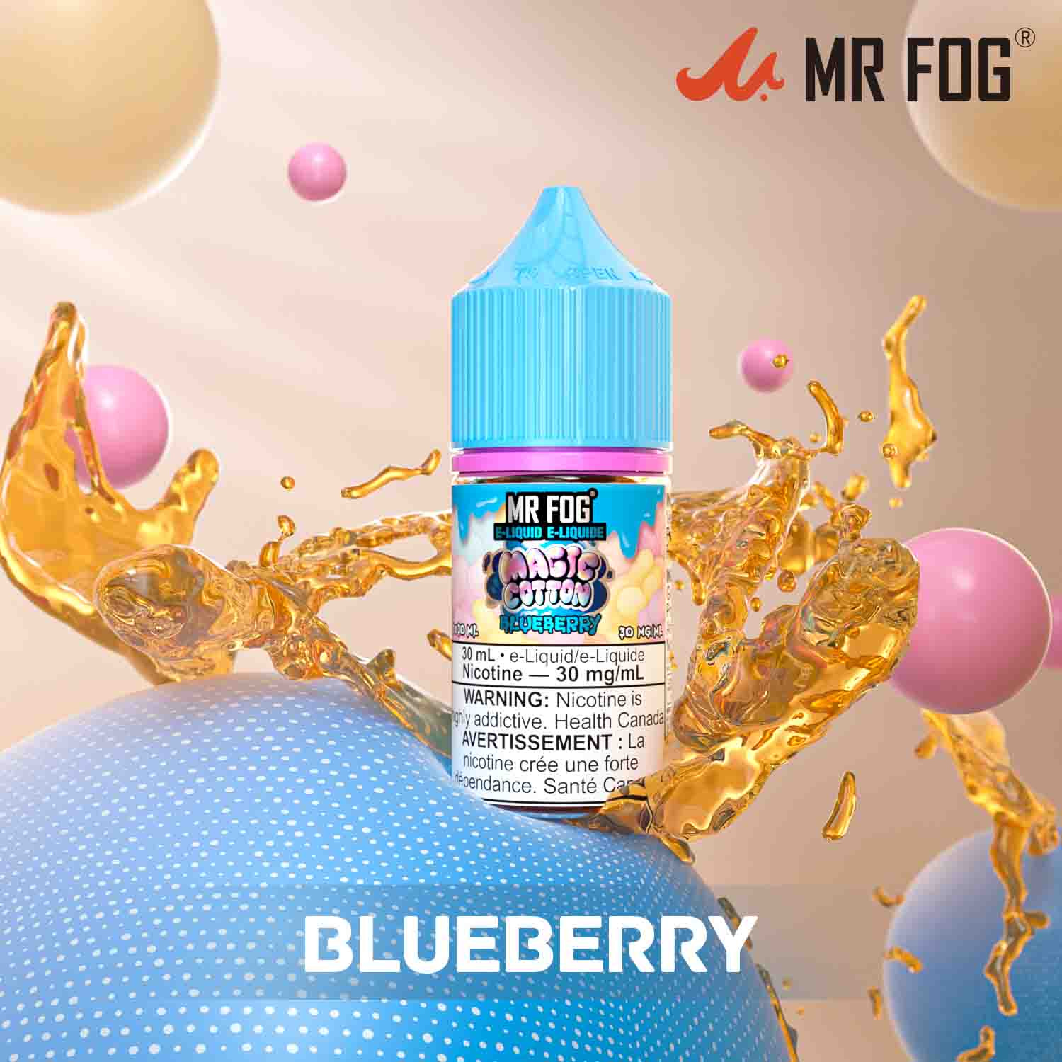 MR FOG Salt E-Liquid Magic Cotton Series Blueberry