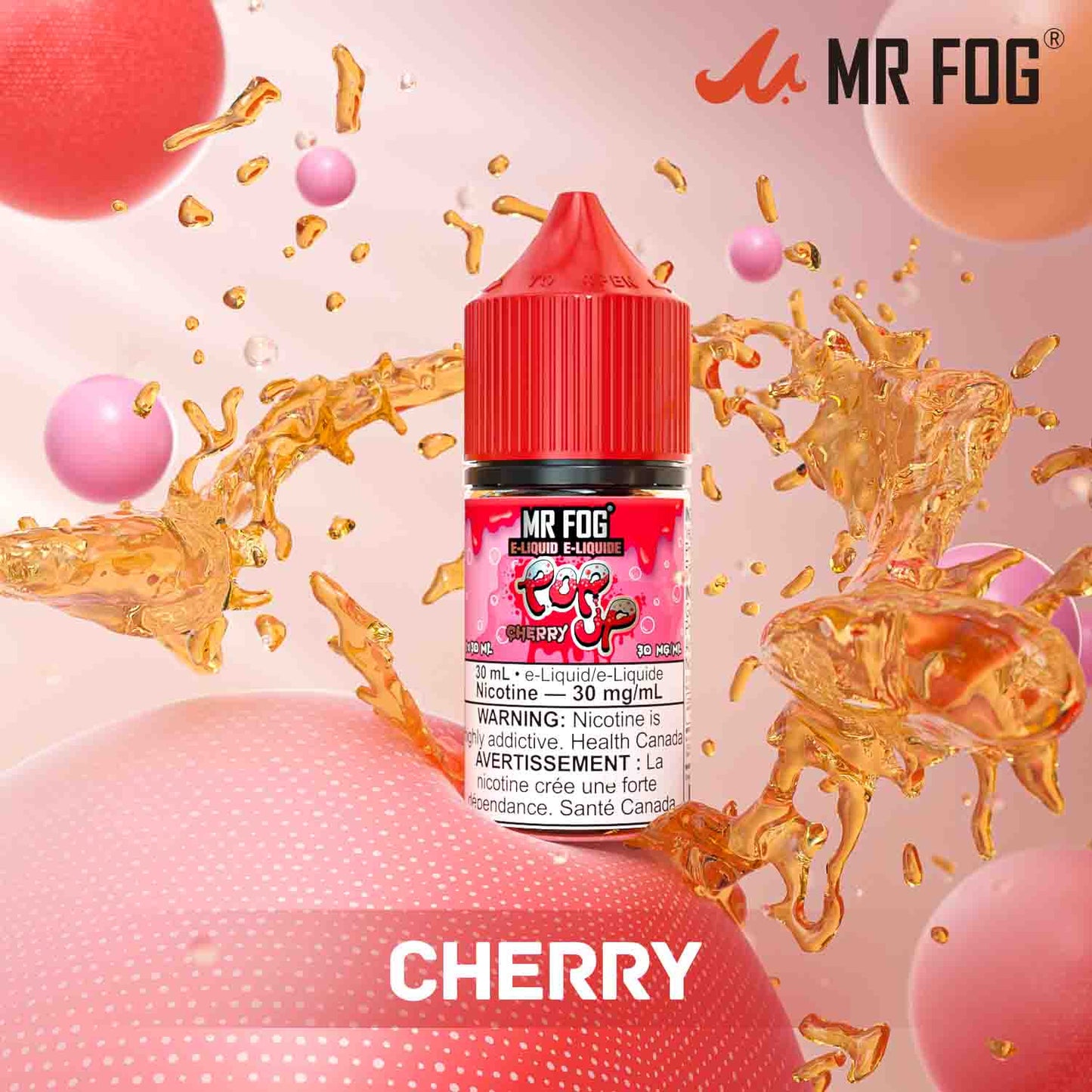 MR FOG Salt E-Liquid Pop Up Series Cherry