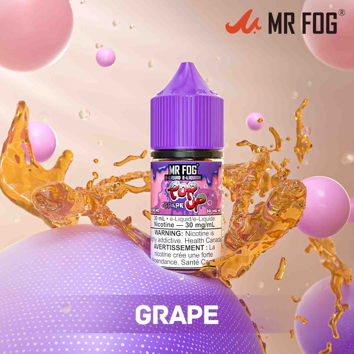 MR FOG Salt E-Liquid Pop Up Series Grape