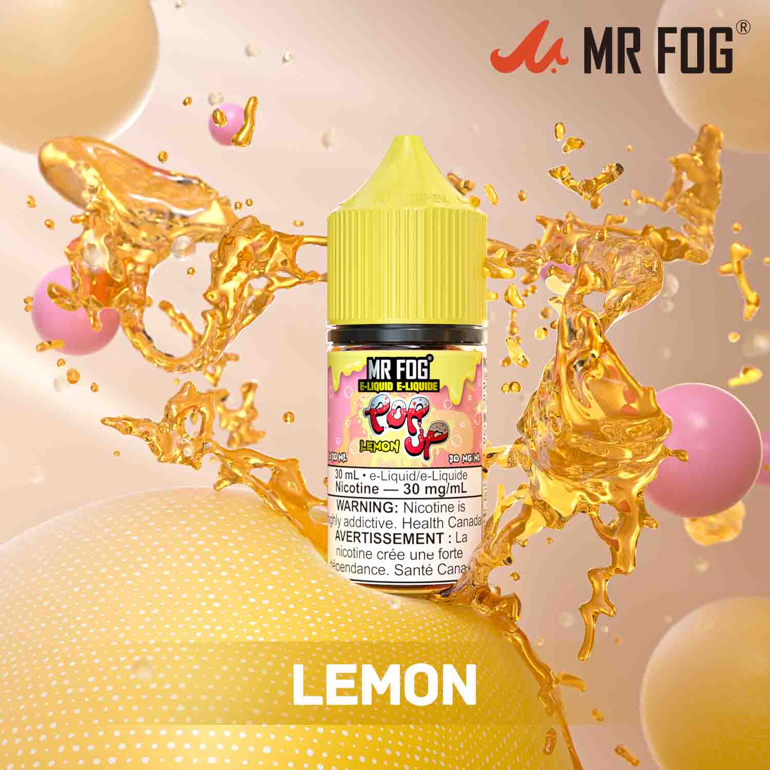 MR FOG Salt E-Liquid Pop Up Series Lemon