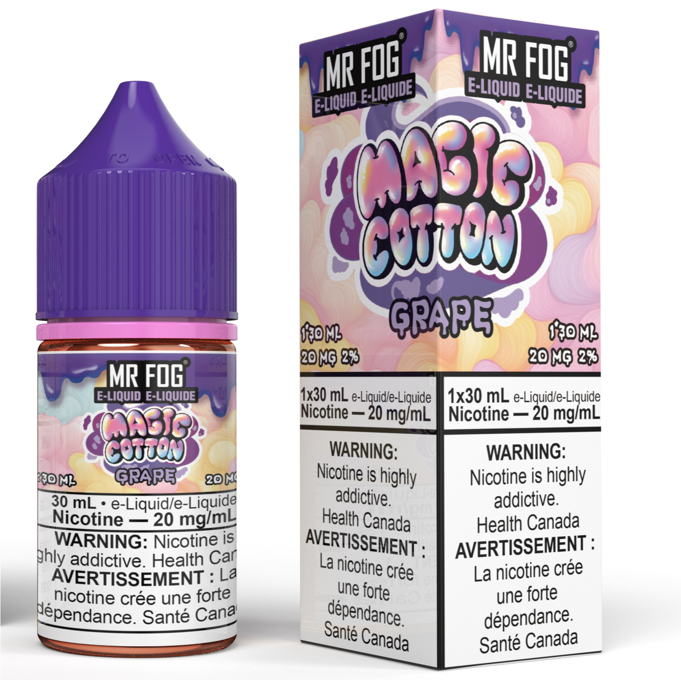 MR FOG Salt E-Liquid - Magic Cotton Grape Cloud Island Vapour MR FOG Salt E-Liquid - Magic Cotton Grape Cloud Island Vapour