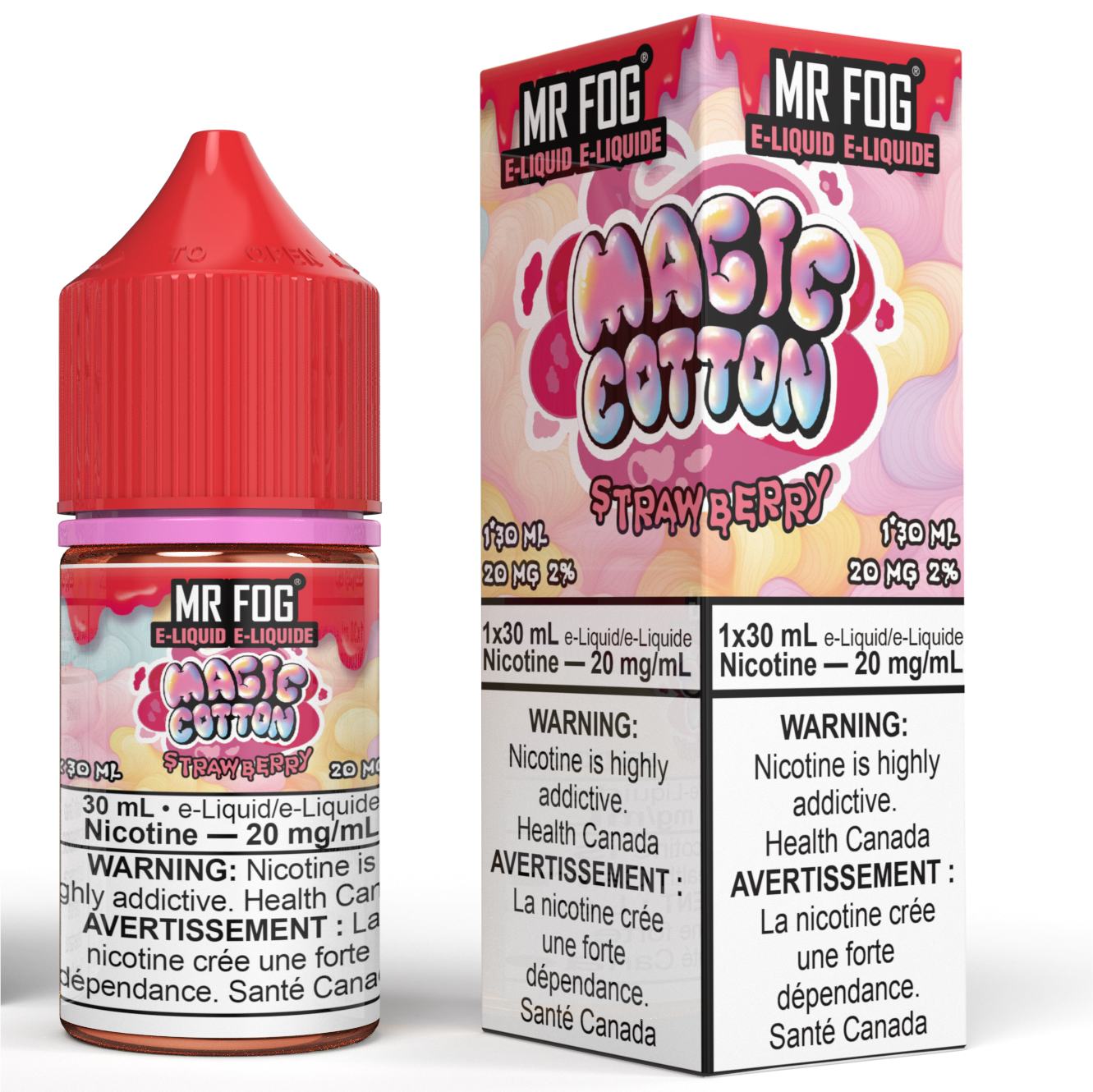 Magic Cotton Series Strawberry MR FOG Salt Nic E-Liquid