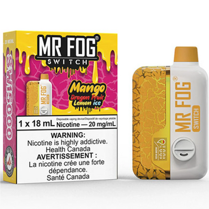 Mango Dragon Fruit Lemon Ice MR FOG SWITCH SW15000