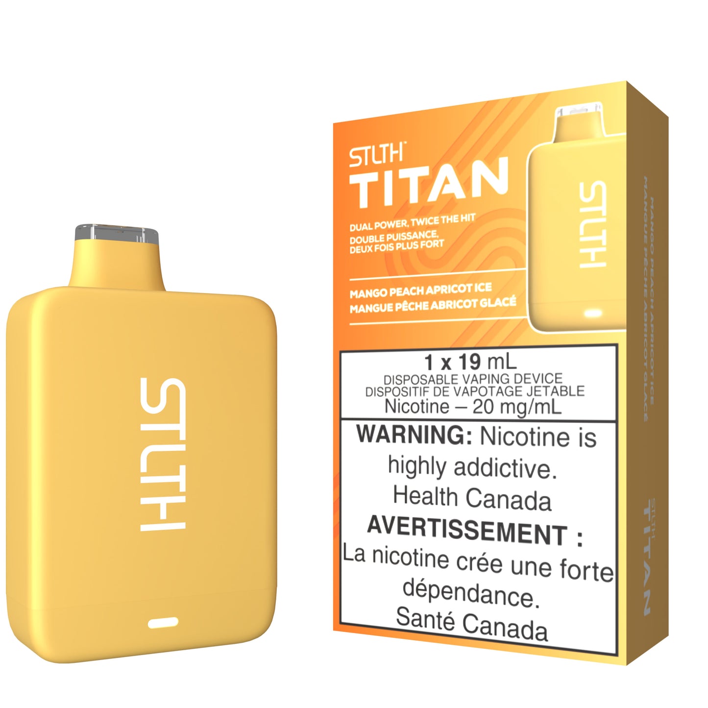 Mango Peach Apricot Ice STLTH TITAN Disposable Vape