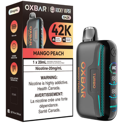 Mango Peach ROCKY VAPOR OXBAR G42K