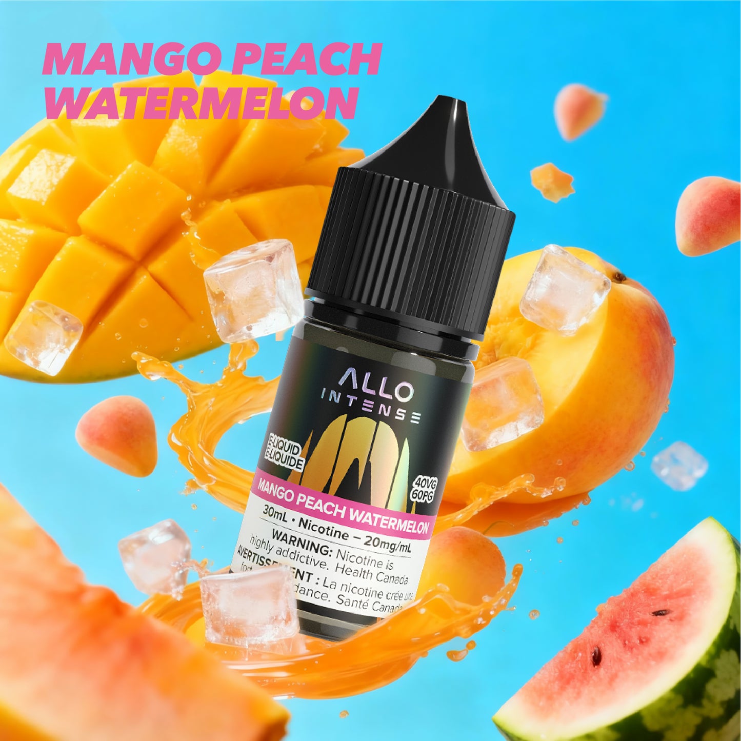 Mango Peach Watermelon Allo Intense E-Liquid 30mL