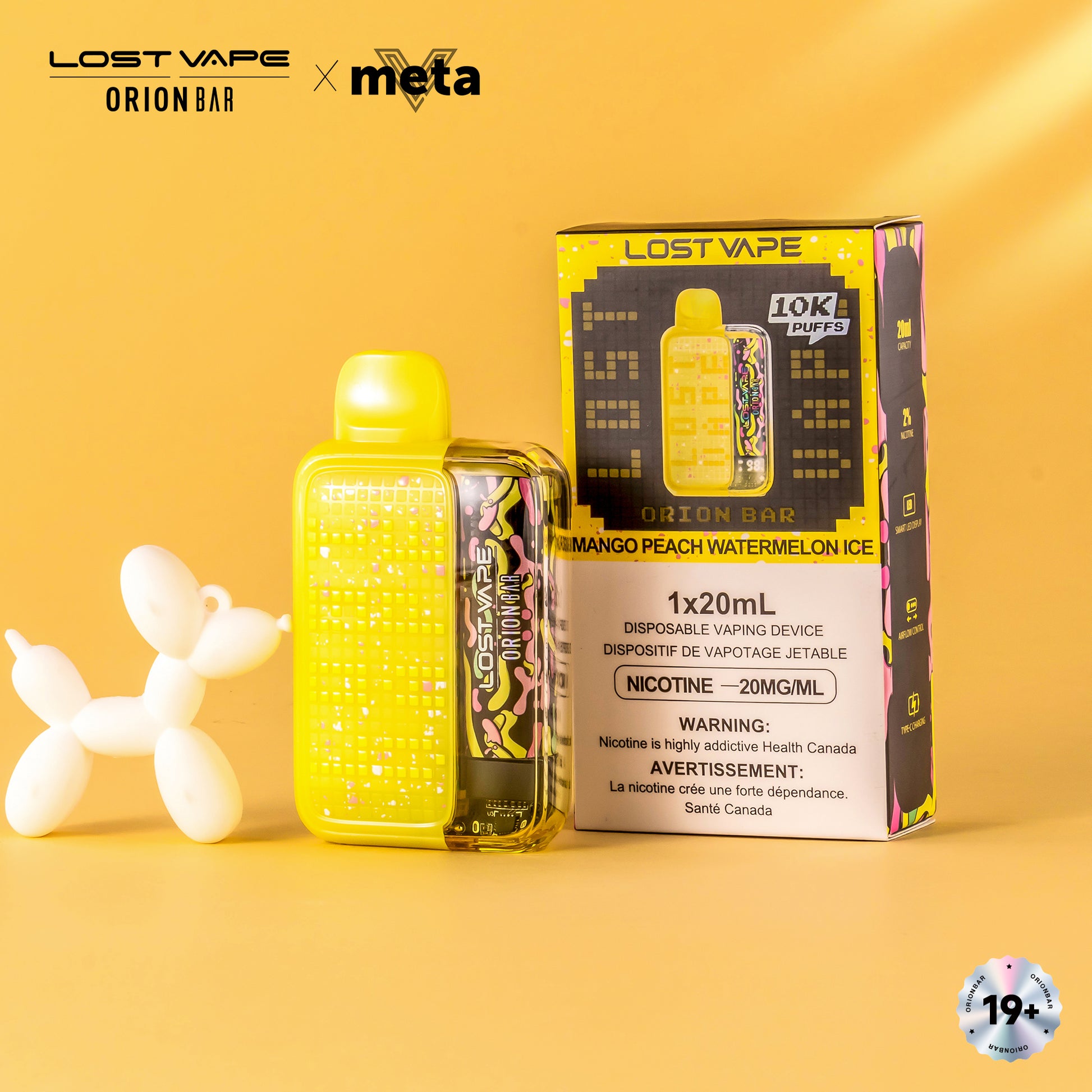 Lost Vape Orion Bar 10000 Disposable Vape - Mango Peach Watermelon Ice Cloud Island Vapour Lost Vape Orion Bar 10000 Disposable Vape - Mango Peach Watermelon Ice Cloud Island Vapour