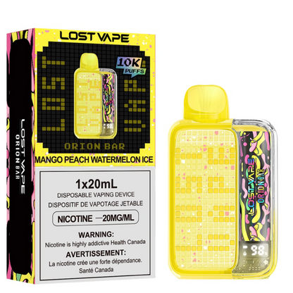 Lost Bar Raspberry Watermelon Lost Vape Orion Bar 10000 Disposable Vape - Mango Peach Watermelon Ice ...