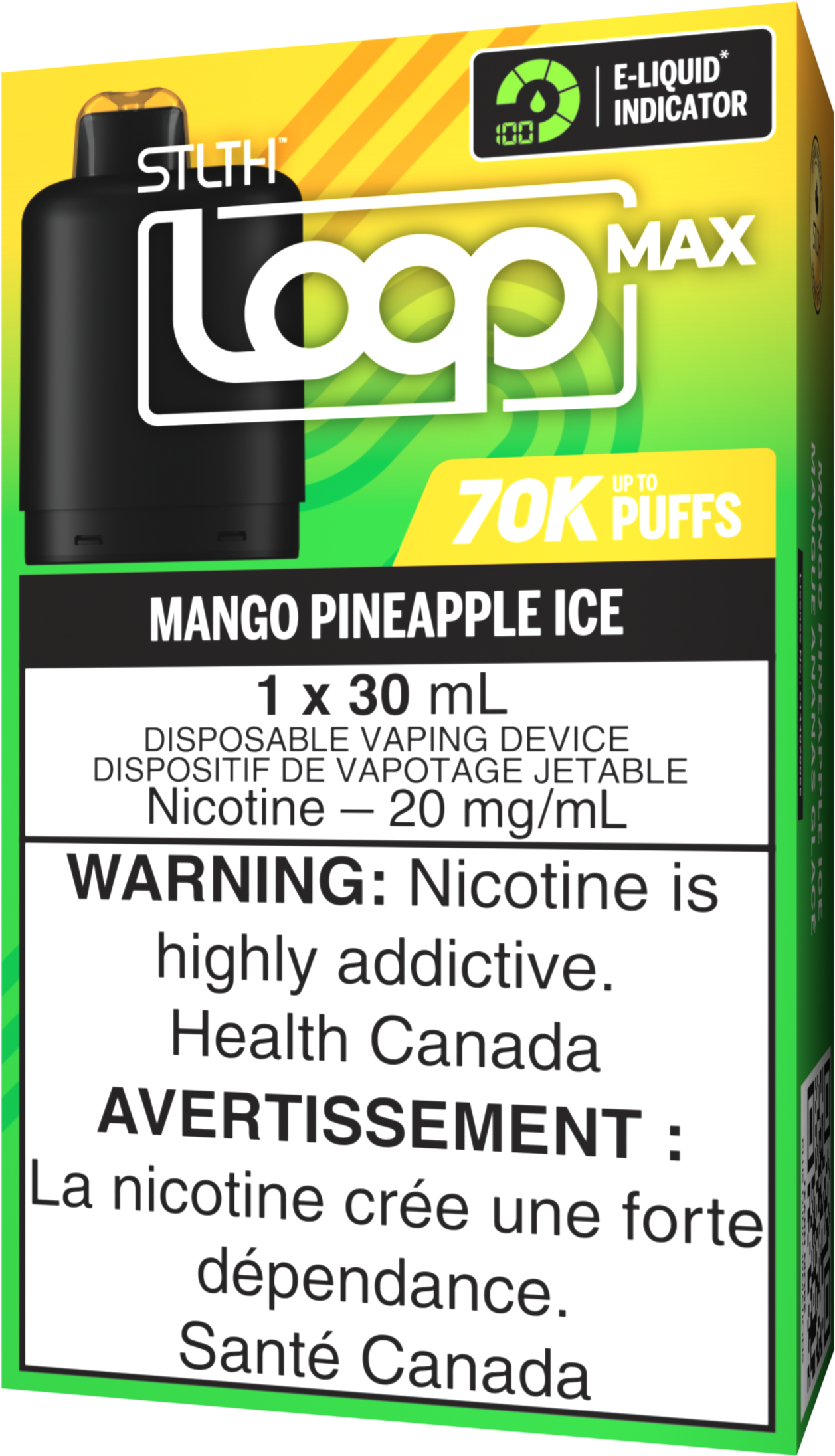 STLTH LOOP MAX 70K Pod Pack - Mango Pineapple Ice