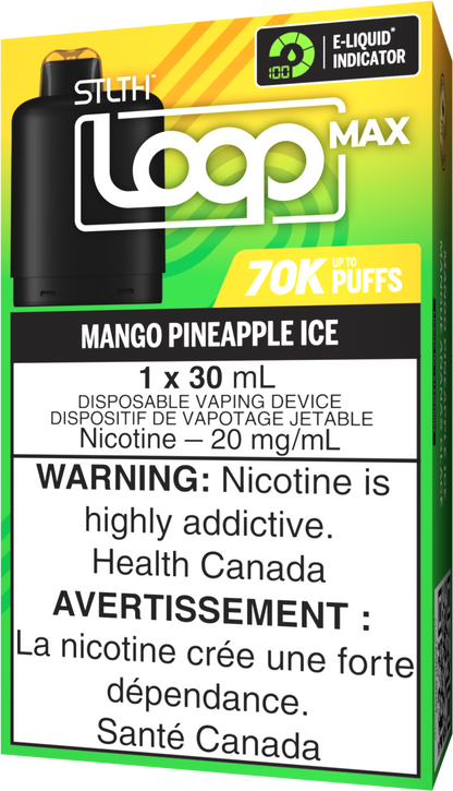 STLTH LOOP MAX 70K Pod Pack - Mango Pineapple Ice