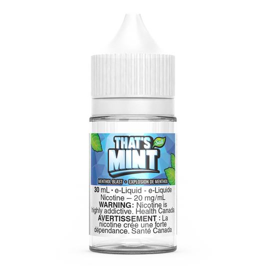 Menthol Blast Thats Mint Salt Nic Vape Juice